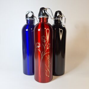 Egyedi Gravírozott Acél Kulacs (750ml)