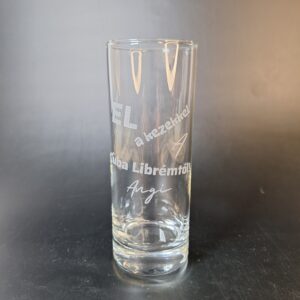 Egyedi gravírozott long drink pohár 330ml