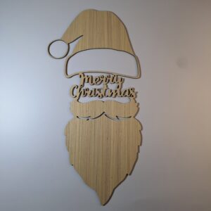 Egyedi Lézervágott Fa Karácsonyi falidísz