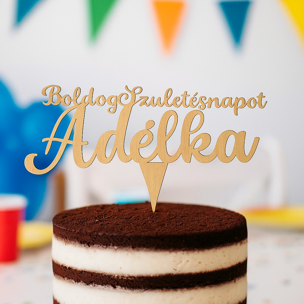 Egyedi Születésnapi Tortabeszúró, Topper - Image 2