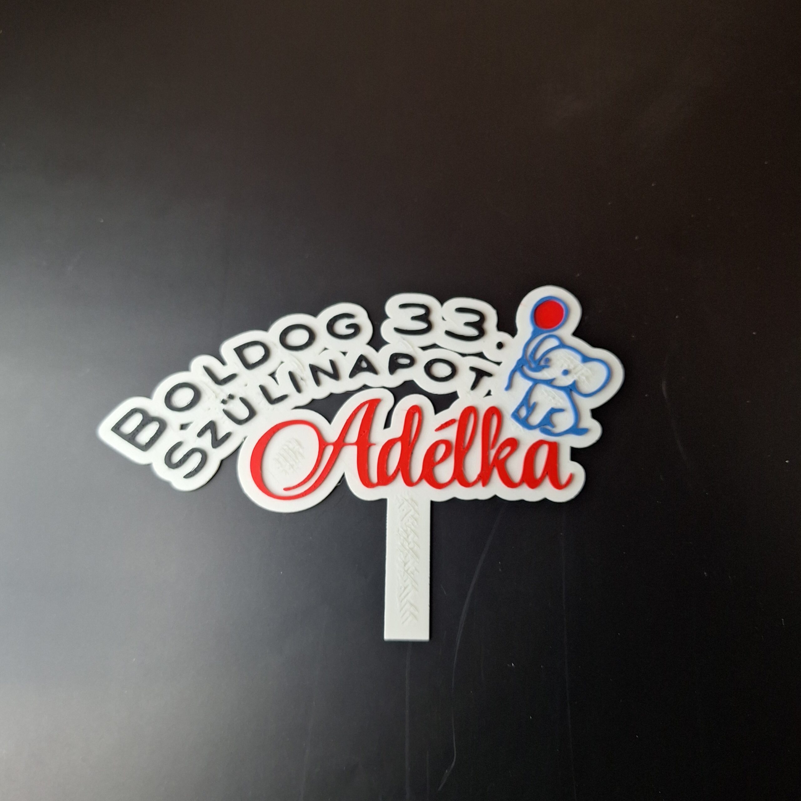 Egyedi Születésnapi Tortabeszúró, Topper - Image 3