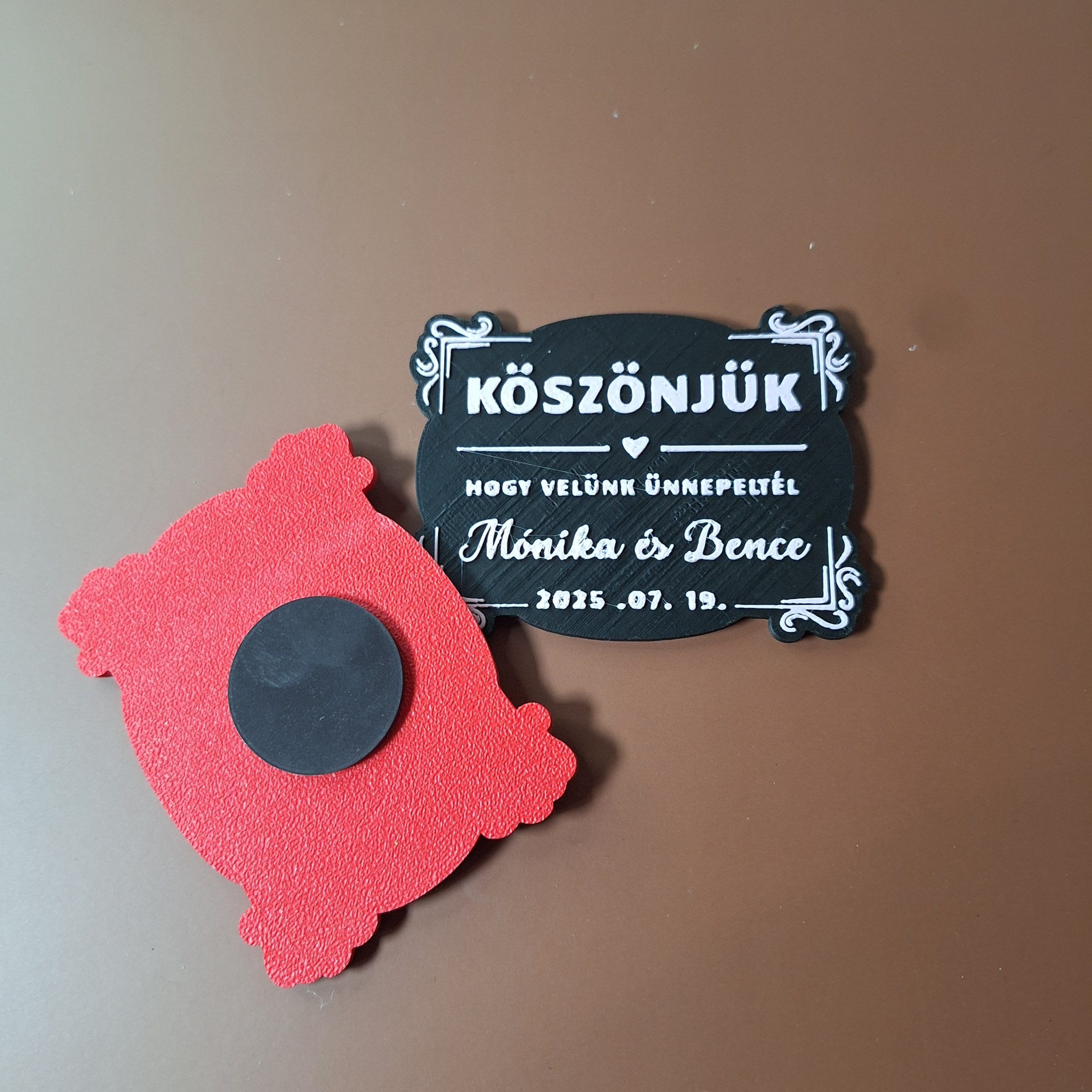 Egyedi 3D Nyomtatott Hűtőmágnes köszönőajándék