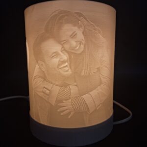 Egyedi Fényképes Litofán Asztali Lámpa